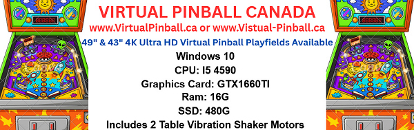VIRTUAL PINBALL MACHINE CANADA