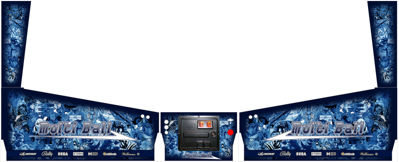 Virtual Pinball Canada Multiball Blue-Pinball Theme